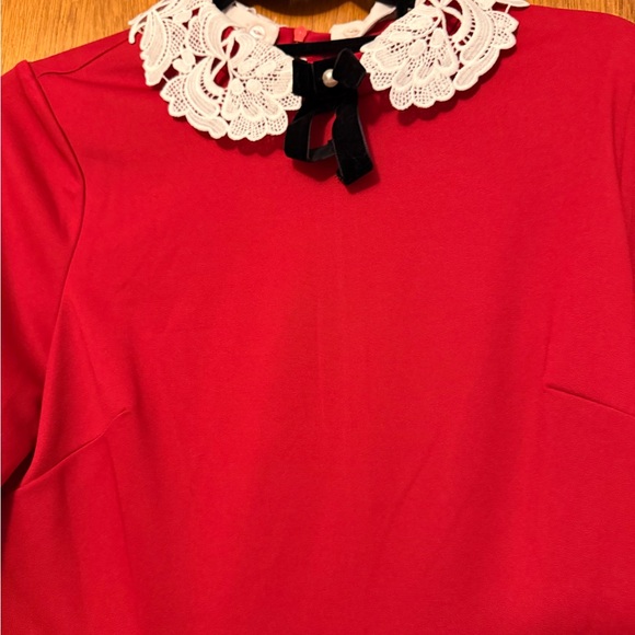 Hell bunny brand retro red lace dress - Picture 3 of 8